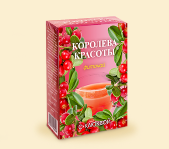 Фиточай "Королева красоты" с клюквой