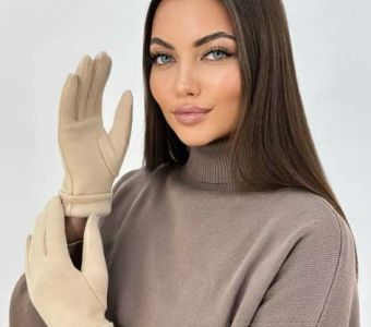 Перчатки весенние теплые